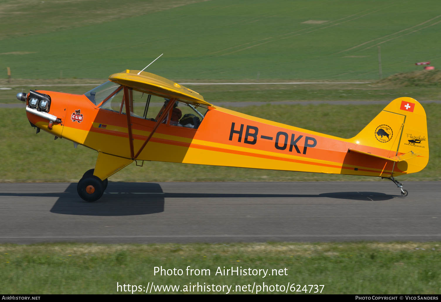 Aircraft Photo of HB-OKP | Piper J-3C-90 Cub | Flying Ranch | AirHistory.net #624737