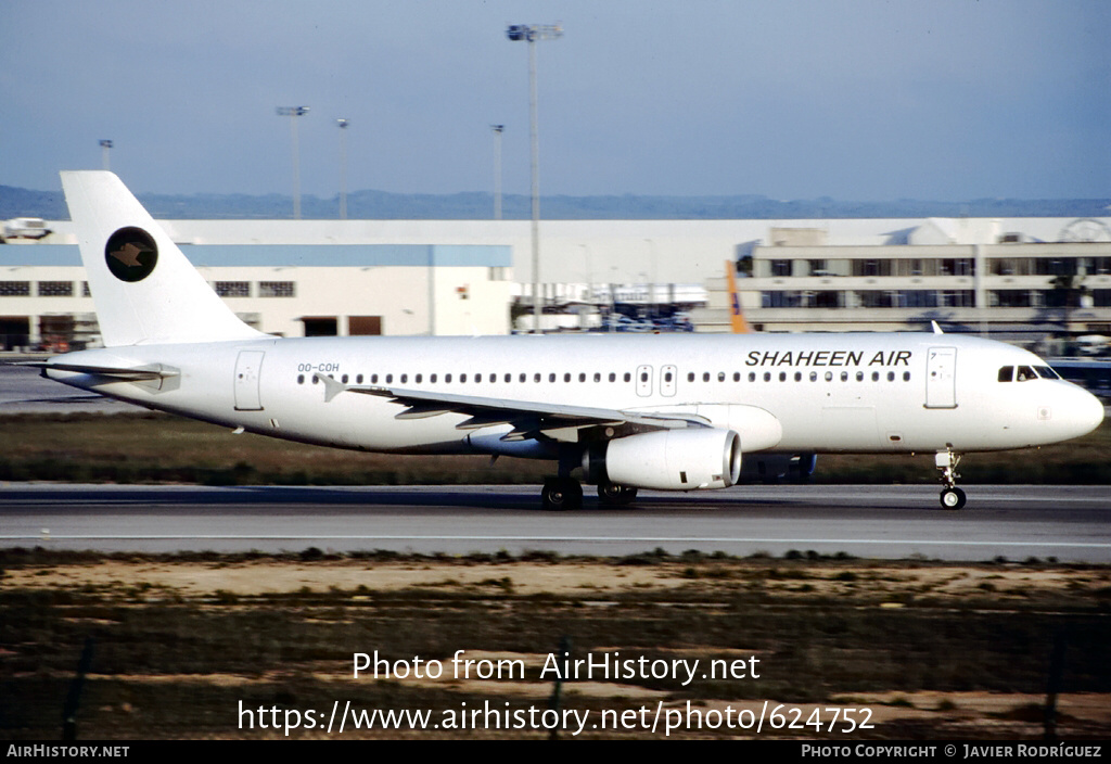 Aircraft Photo of OO-COH | Airbus A320-232 | Shaheen Air International | AirHistory.net #624752