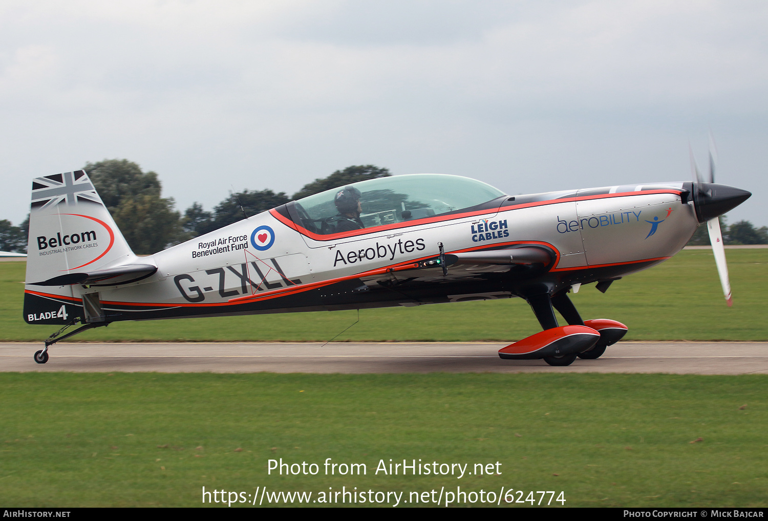 Aircraft Photo of G-ZXLL | Extra EA-300L | The Blades | AirHistory.net #624774