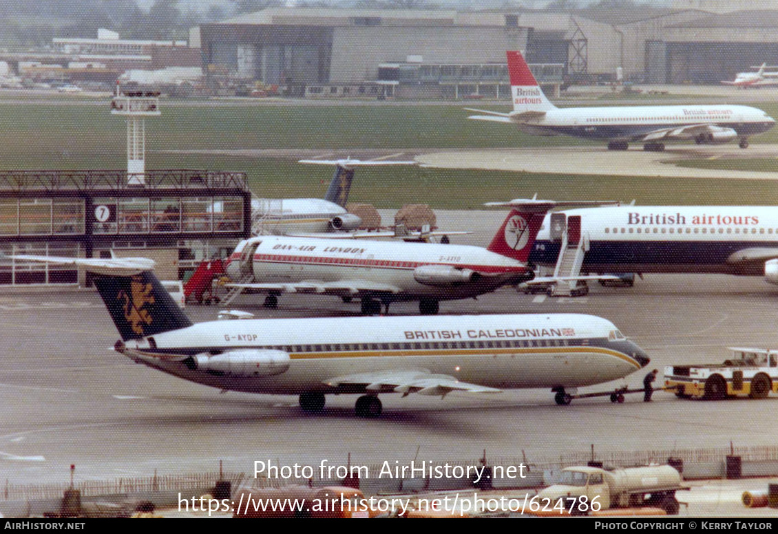 Aircraft Photo of G-AYOP | BAC 111-530FX One-Eleven | British Caledonian Airways | AirHistory.net #624786