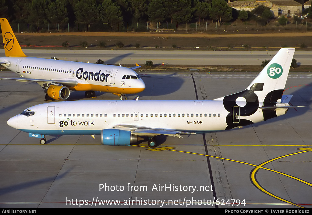 Aircraft Photo of G-IGOR | Boeing 737-36N | Go Fly | AirHistory.net #624794