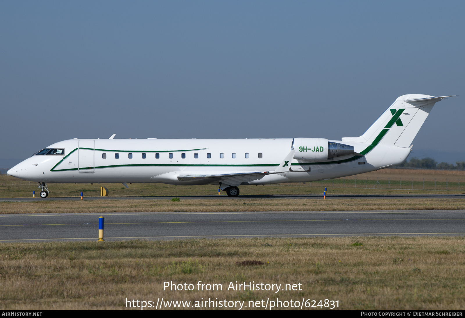 Aircraft Photo of 9H-JAD | Bombardier Challenger 850 (CRJ-200SE/CL-600-2B19) | AirX Charter | AirHistory.net #624831