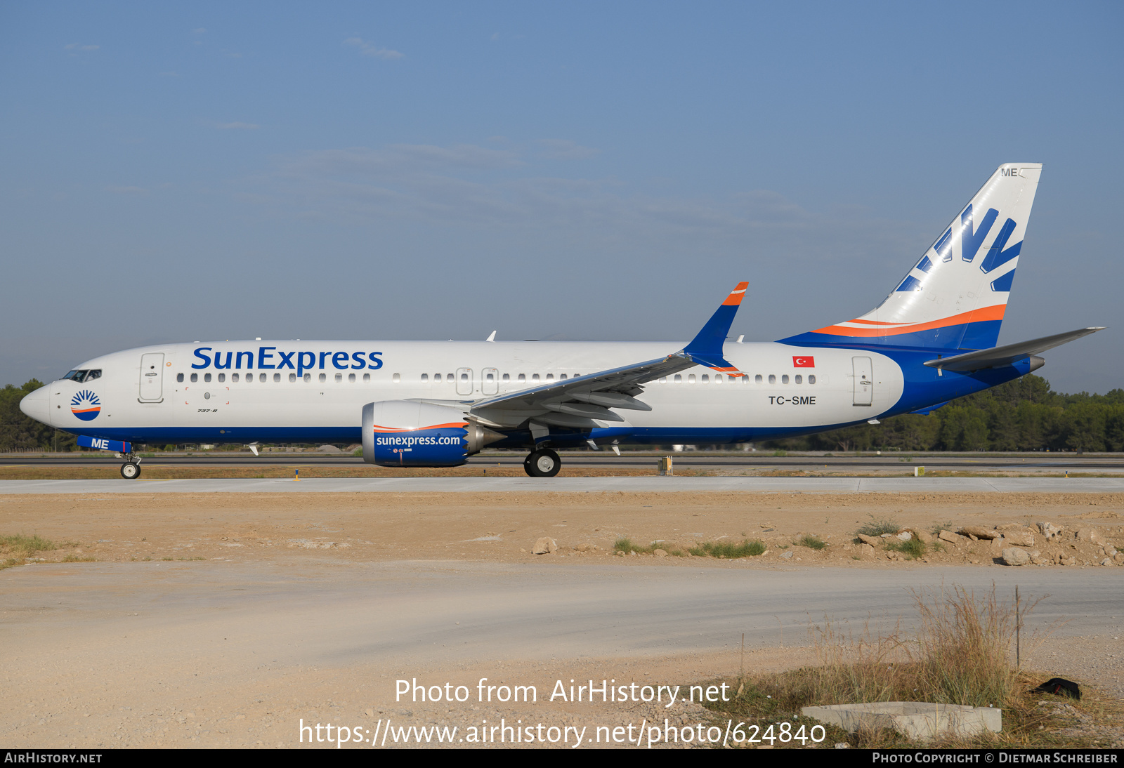 Aircraft Photo of TC-SME | Boeing 737-8 Max 8 | SunExpress | AirHistory.net #624840