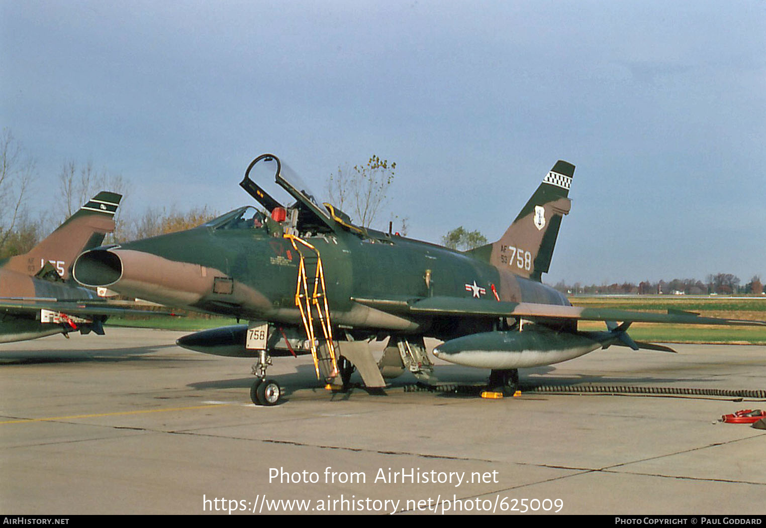 Aircraft Photo of 55-3758 / AF55-758 | North American F-100D Super Sabre | USA - Air Force | AirHistory.net #625009