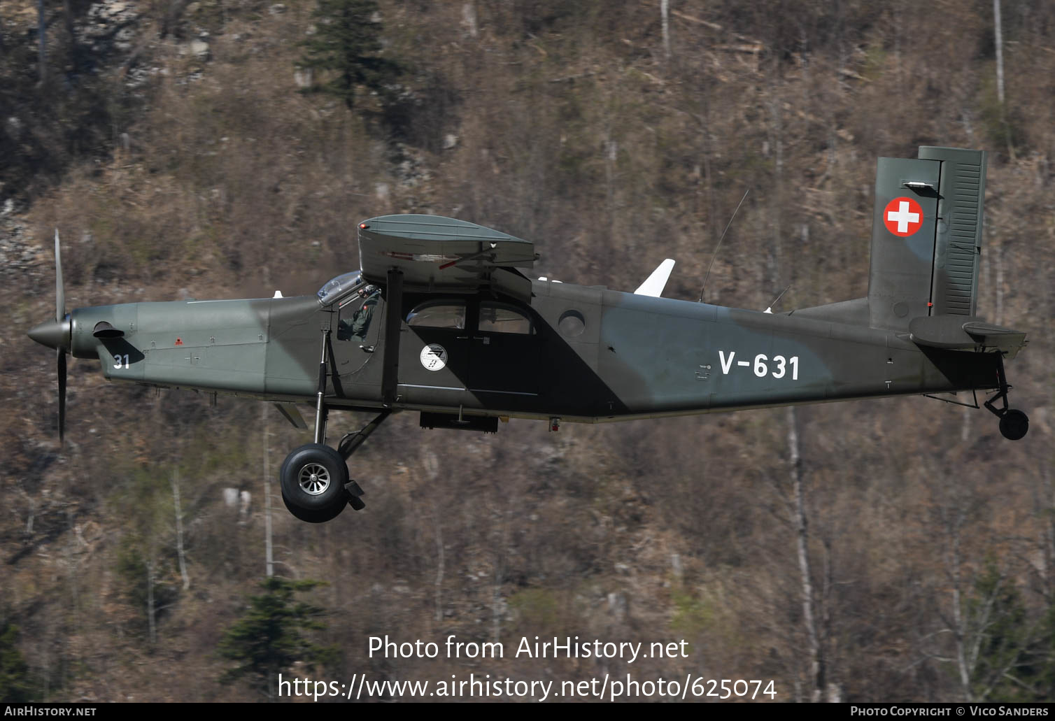 Aircraft Photo of V-631 | Pilatus PC-6/B2-H2M Turbo Porter | Switzerland - Air Force | AirHistory.net #625074