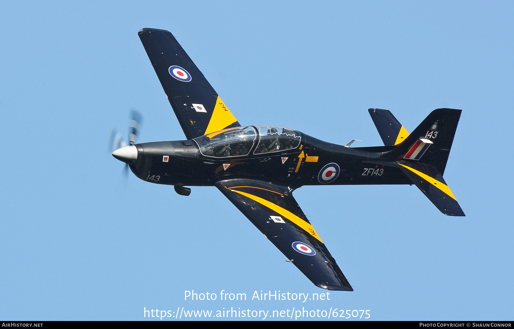 Aircraft Photo of ZF143 | Short S-312 Tucano T1 | UK - Air Force | AirHistory.net #625075