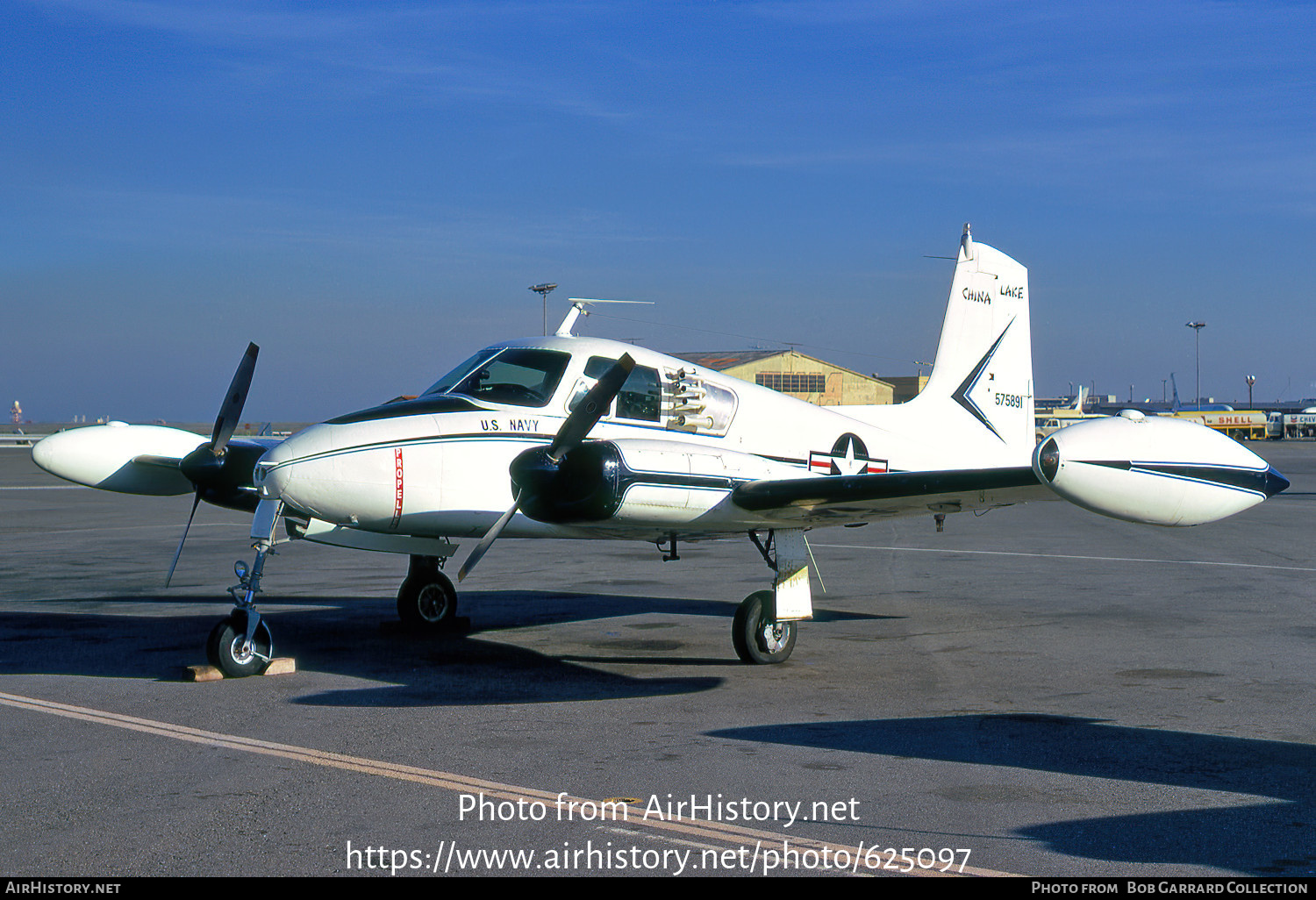 Aircraft Photo of 575891 | Cessna U-3A Blue Canoe (310A/L-27A) | USA - Navy | AirHistory.net #625097