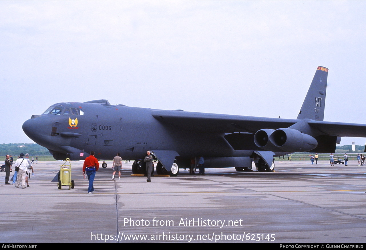 Aircraft Photo of 60-0005 / AF60-005 | Boeing B-52H Stratofortress | USA - Air Force | AirHistory.net #625145