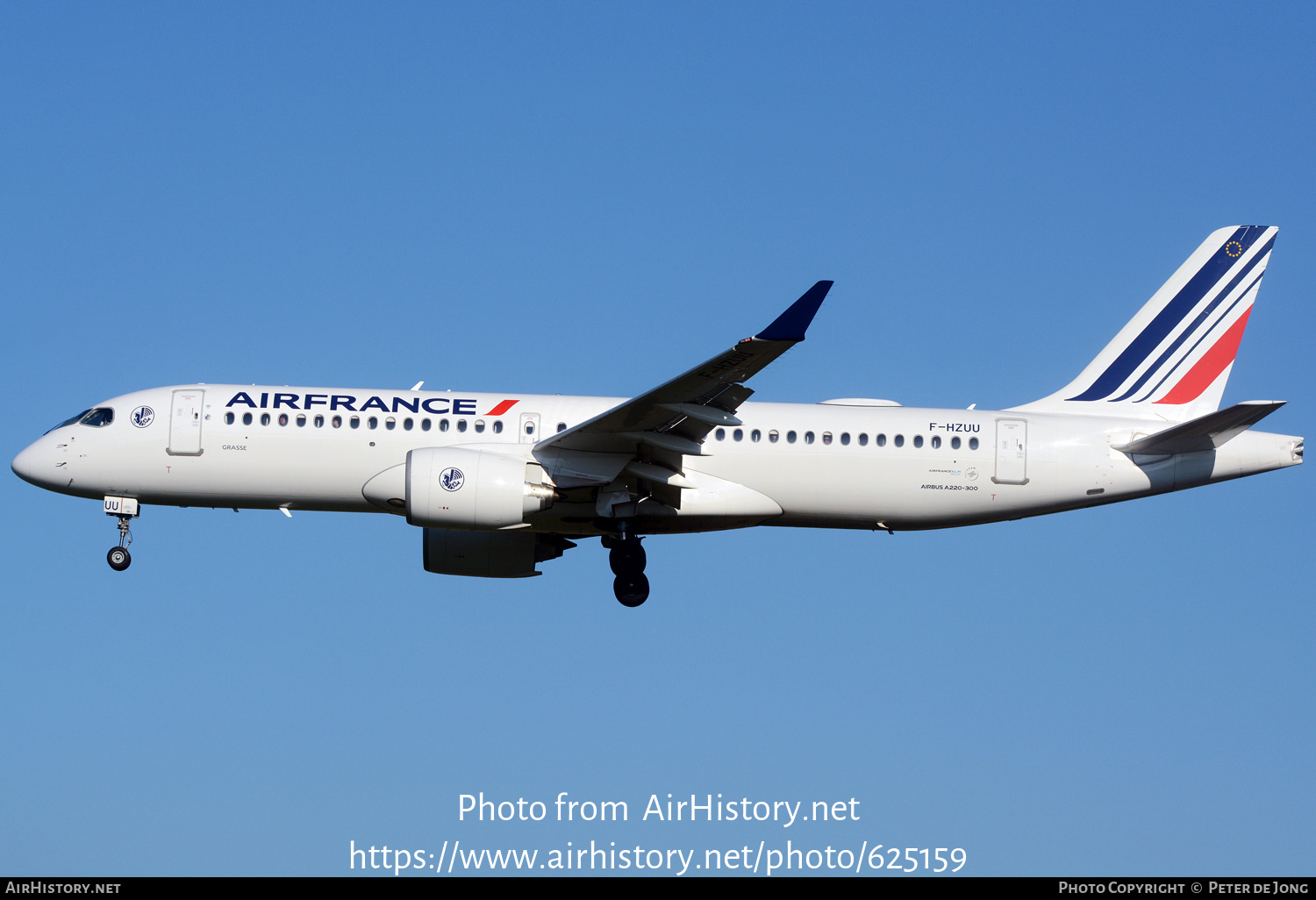 Aircraft Photo of F-HZUU | Airbus A220-371 (BD-500-1A11) | Air France | AirHistory.net #625159