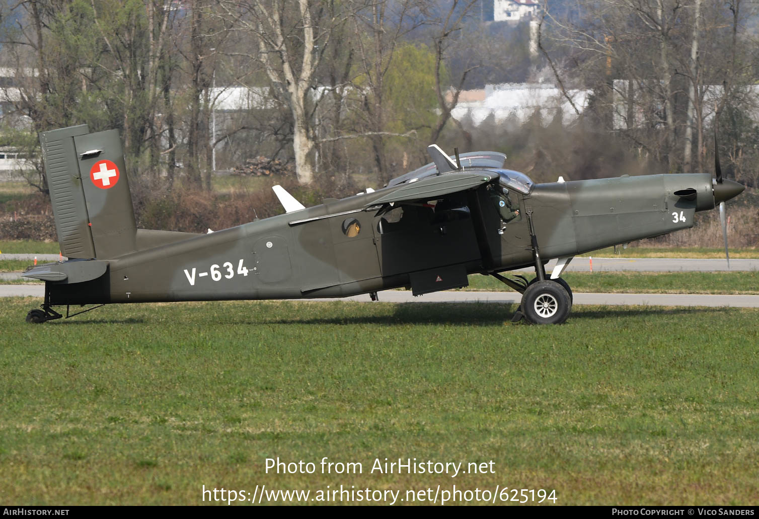 Aircraft Photo of V-634 | Pilatus PC-6/B2-H2M Turbo Porter | Switzerland - Air Force | AirHistory.net #625194