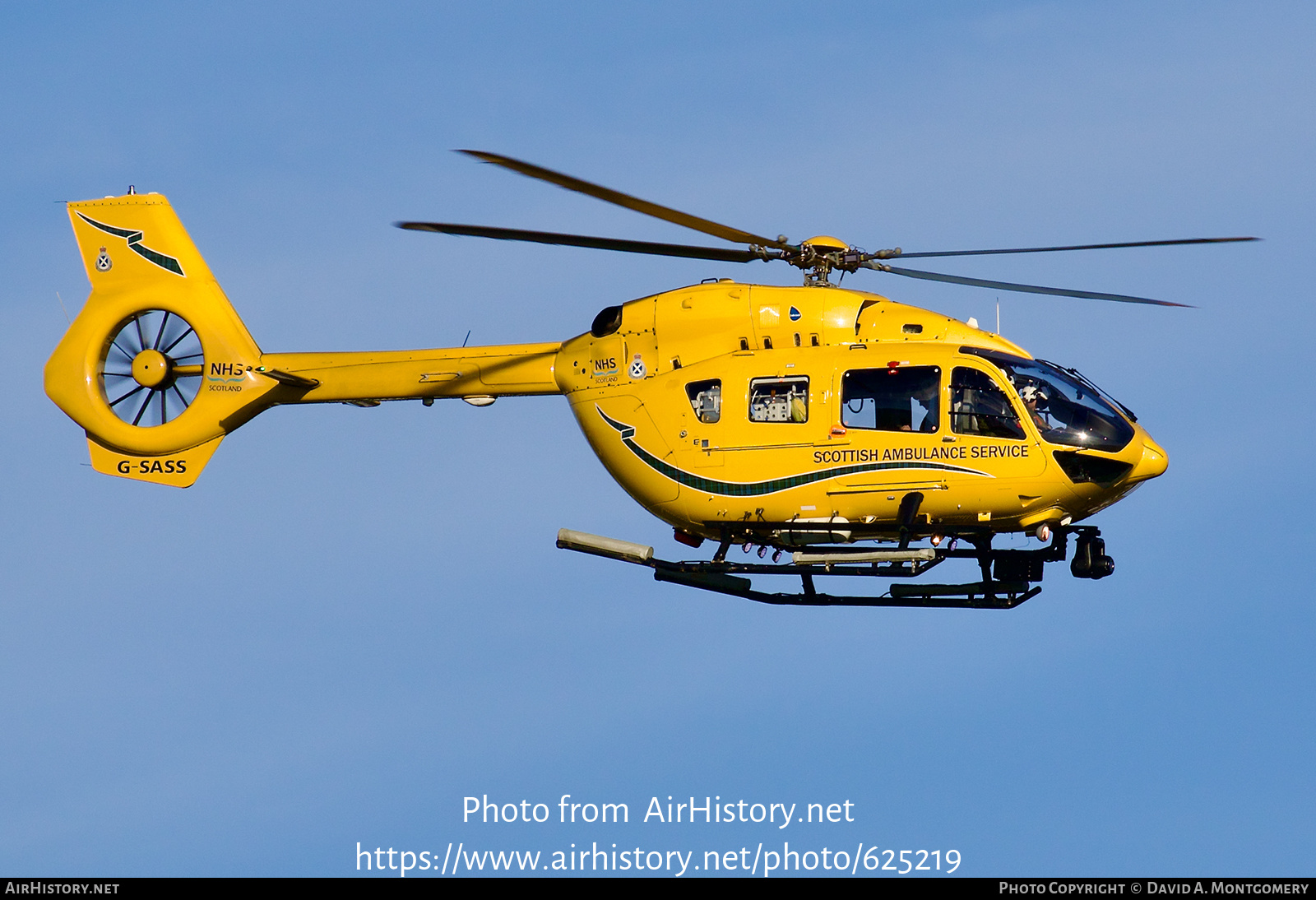 Aircraft Photo of G-SASS | Airbus Helicopters EC-145 (BK-117 D-2) | Scottish Ambulance Service | AirHistory.net #625219