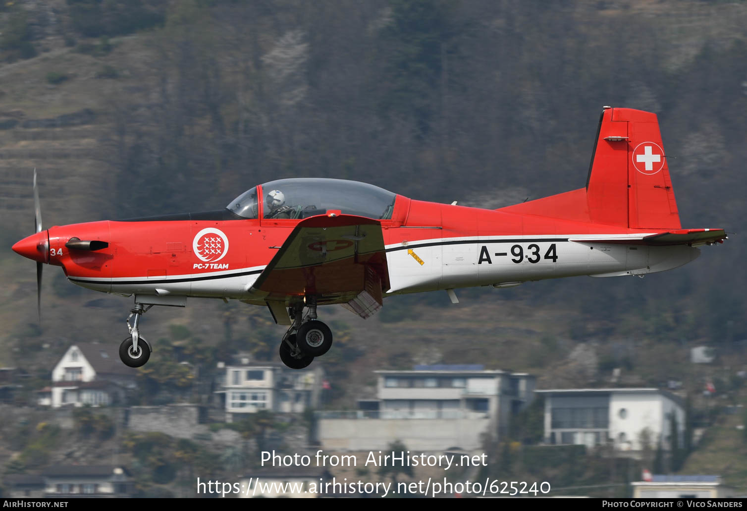 Aircraft Photo of A-934 | Pilatus NCPC-7 | Switzerland - Air Force | AirHistory.net #625240