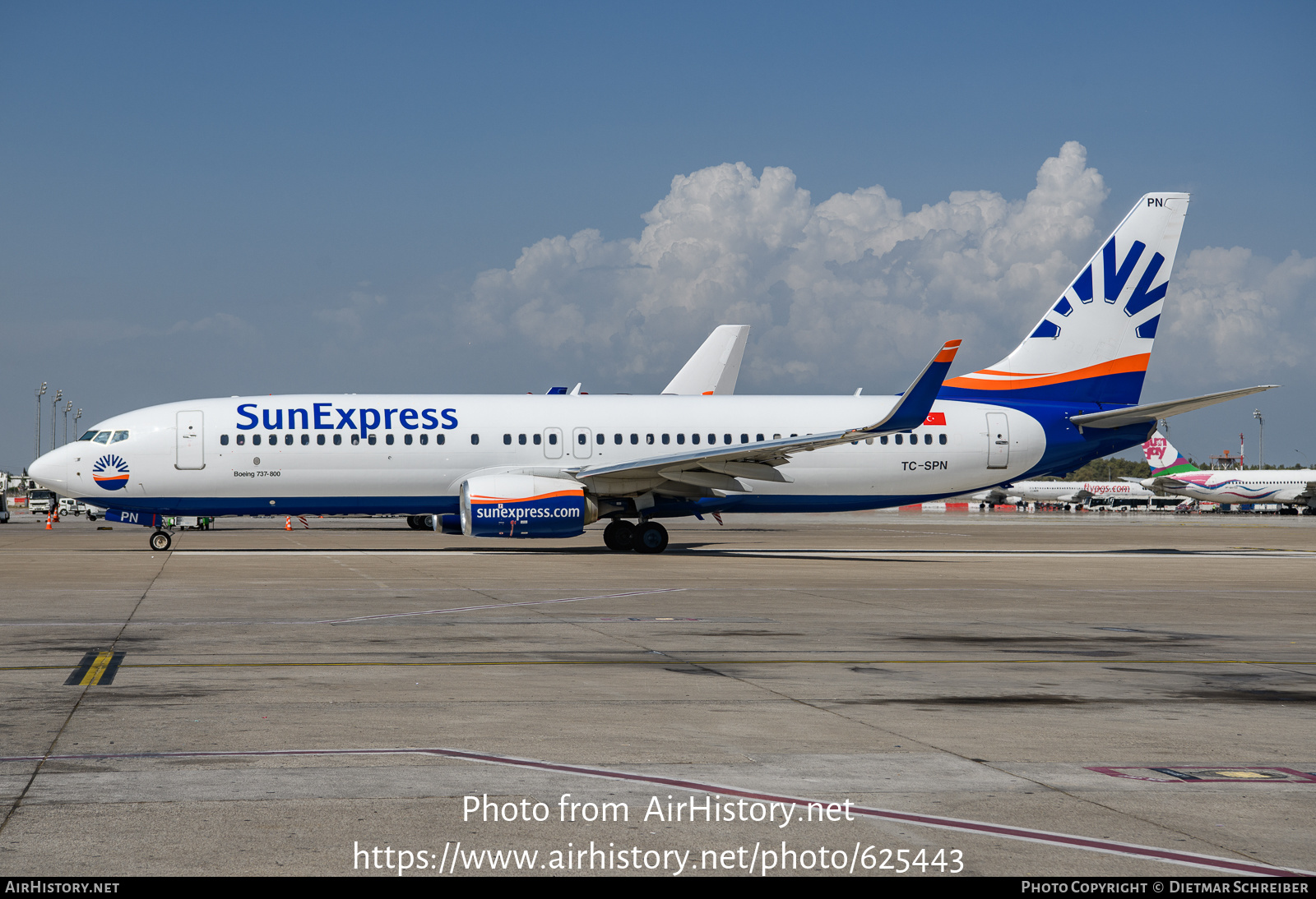 Aircraft Photo of TC-SPN | Boeing 737-8KV | SunExpress | AirHistory.net #625443