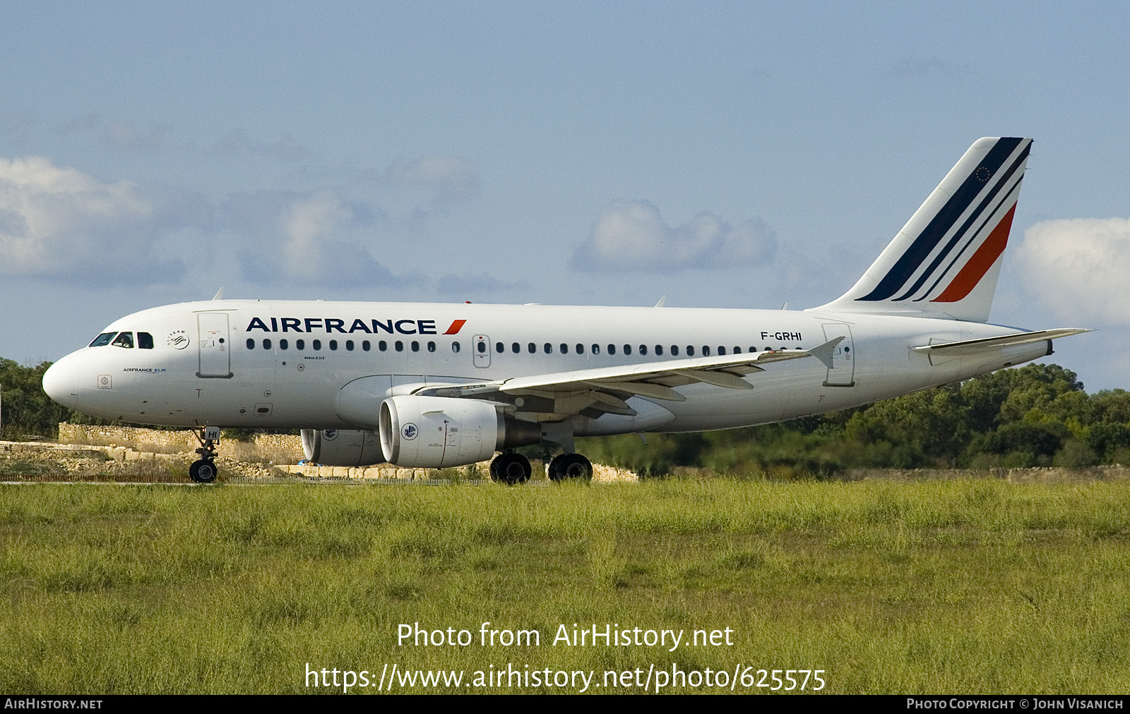 Aircraft Photo of F-GRHI | Airbus A319-111 | Air France | AirHistory.net #625575