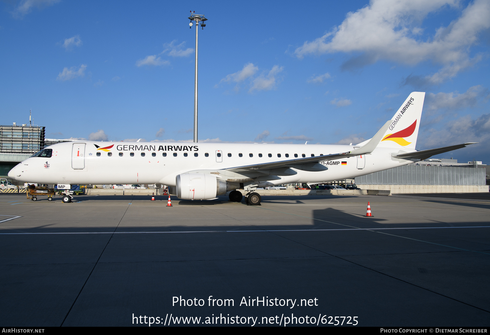 Aircraft Photo of D-AGMP | Embraer 190AR (ERJ-190-100IGW) | German Airways | AirHistory.net #625725