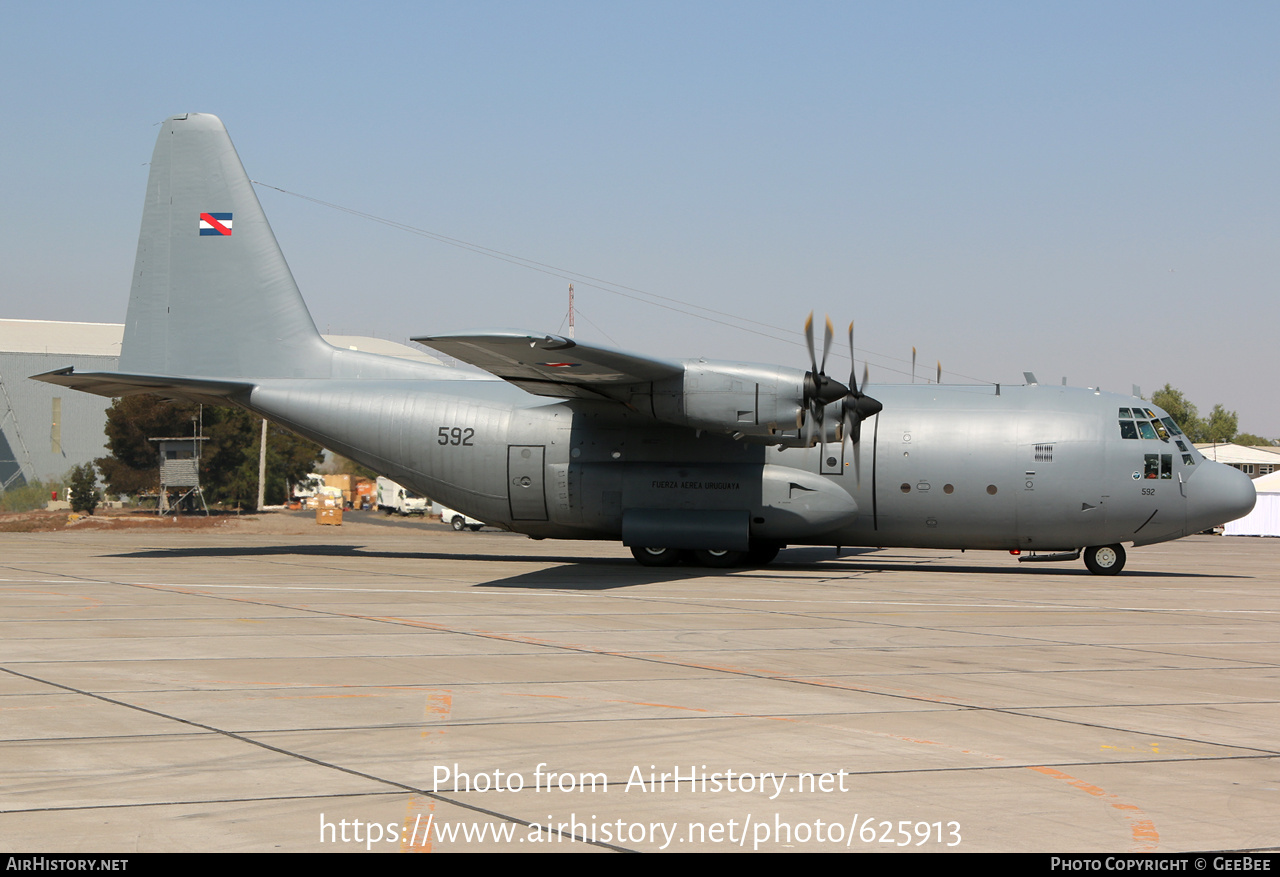 Aircraft Photo of 592 | Lockheed C-130B Hercules (L-282) | Uruguay - Air Force | AirHistory.net #625913