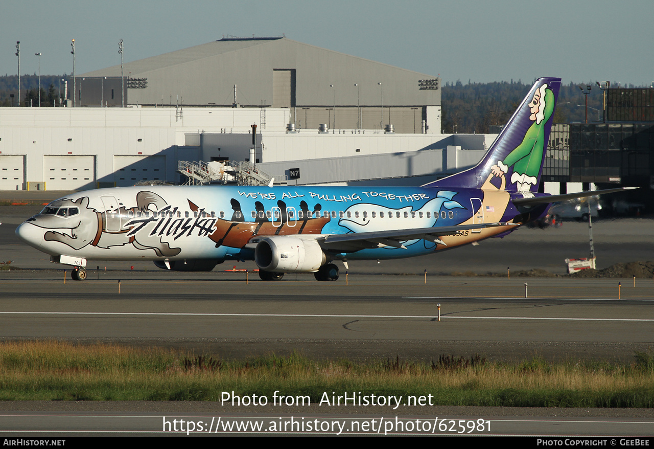 Aircraft Photo of N705AS | Boeing 737-490 | Alaska Airlines | AirHistory.net #625981