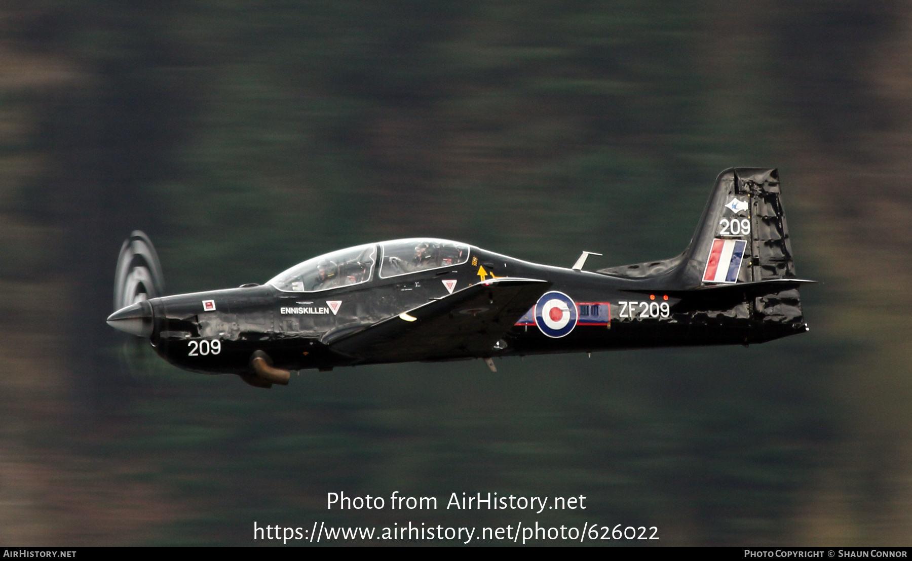 Aircraft Photo of ZF209 | Short S-312 Tucano T1 | UK - Air Force | AirHistory.net #626022