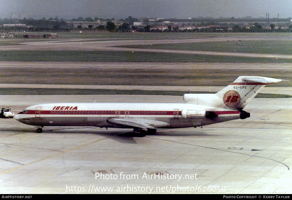 Aircraft Photo of EC-CFC | Boeing 727-256/Adv | Iberia | AirHistory.net #626050