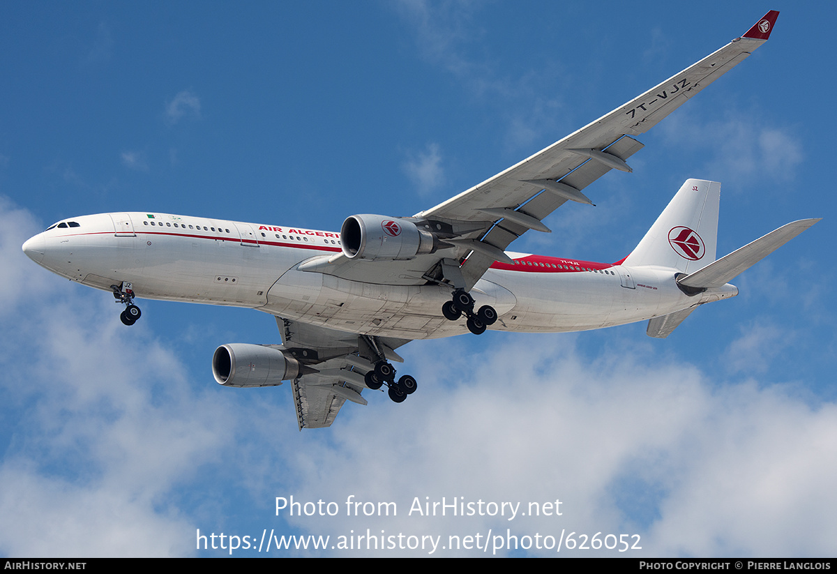 Aircraft Photo of 7T-VJZ | Airbus A330-202 | Air Algérie | AirHistory.net #626052