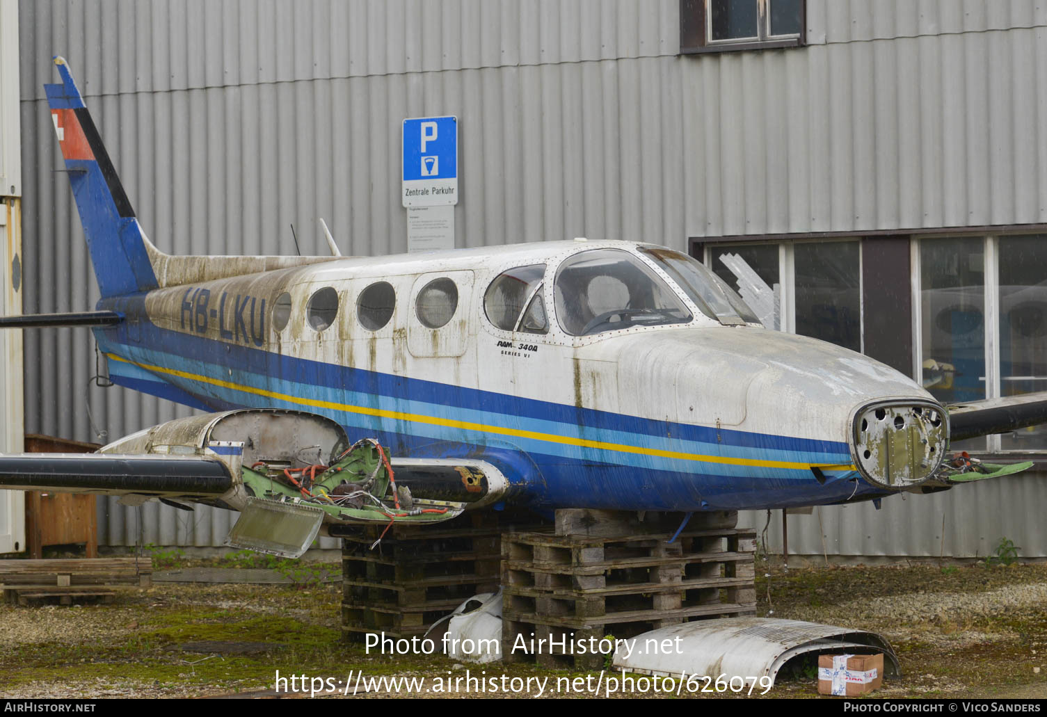 Aircraft Photo of HB-LKU | Cessna 340A III | AirHistory.net #626079