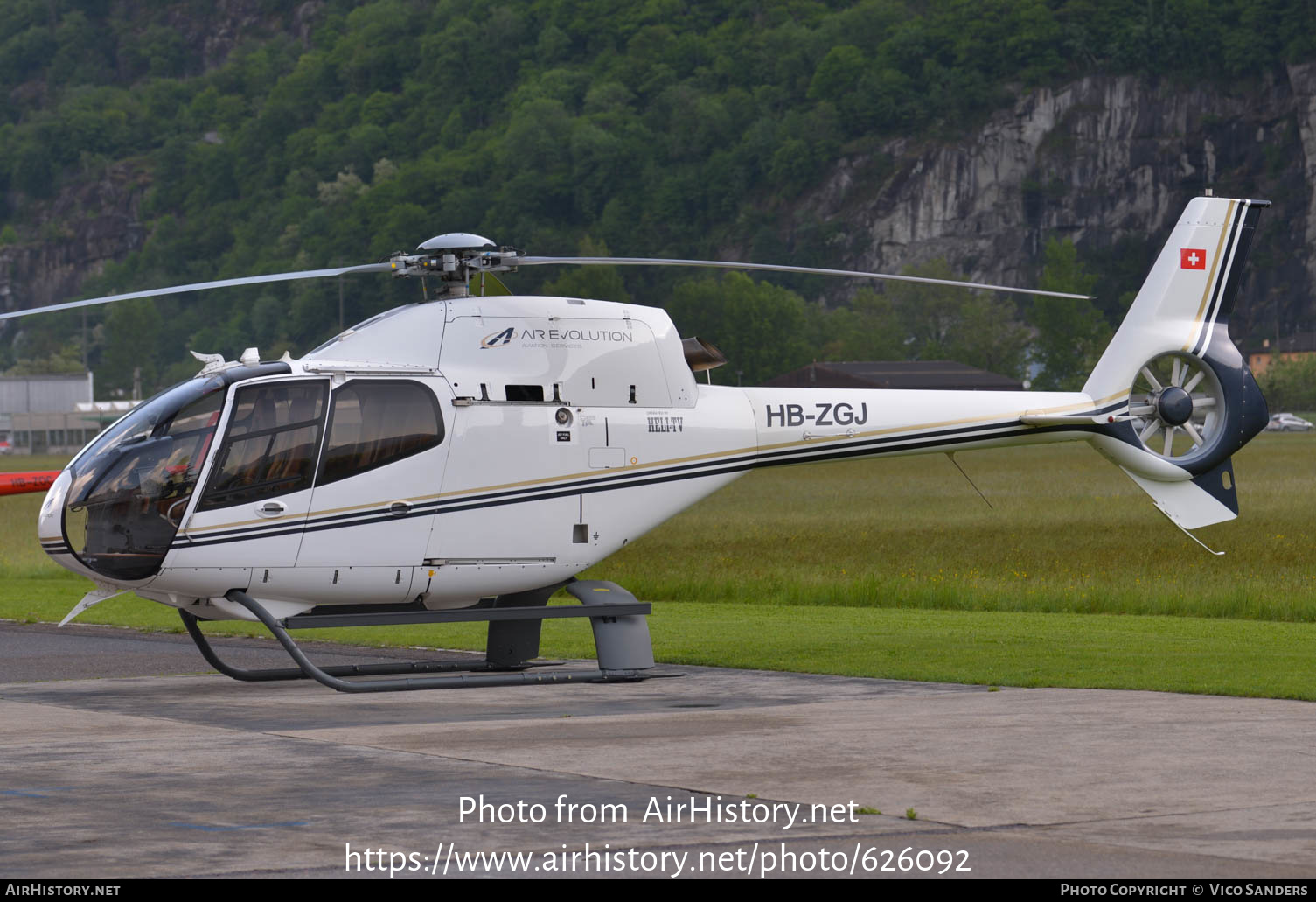 Aircraft Photo of HB-ZGJ | Eurocopter EC-120B Colibri | Air Evolution | AirHistory.net #626092