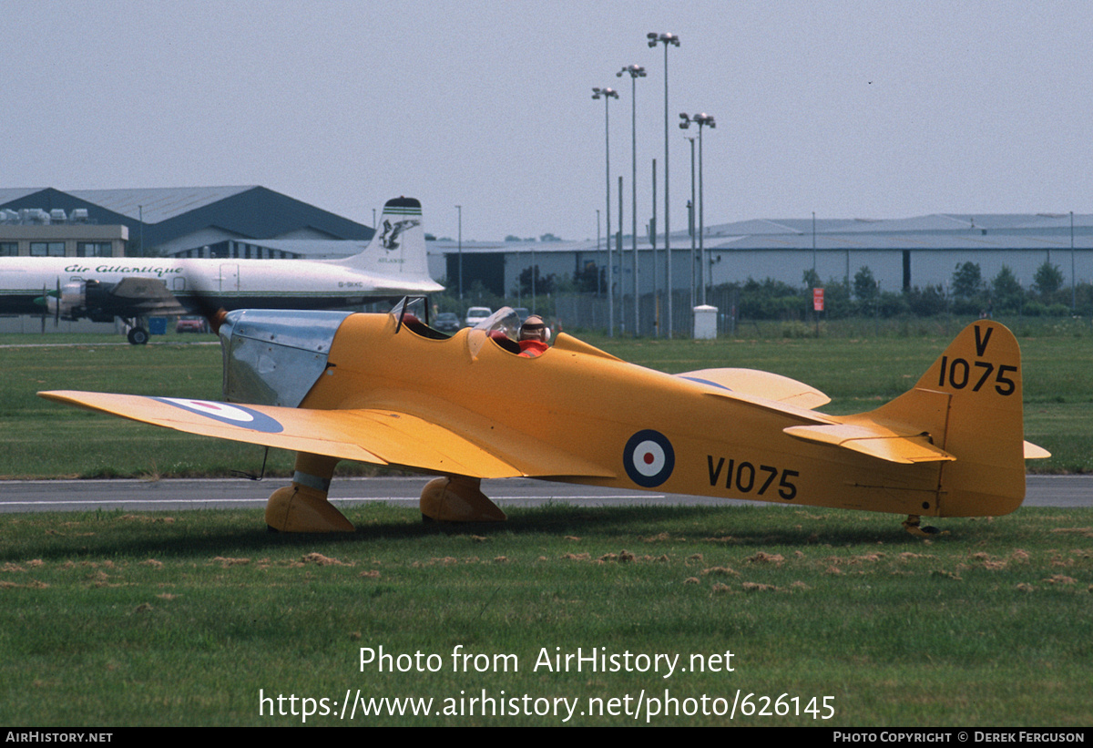 Aircraft Photo of G-AKPF / V1075 | Miles M.14A Magister | UK - Air Force | AirHistory.net #626145