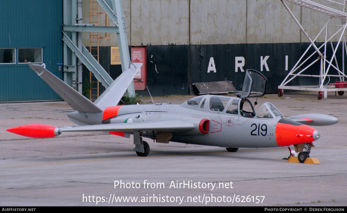 Aircraft Photo of 219 | Fouga CM-170 Magister | Ireland - Air Force | AirHistory.net #626157