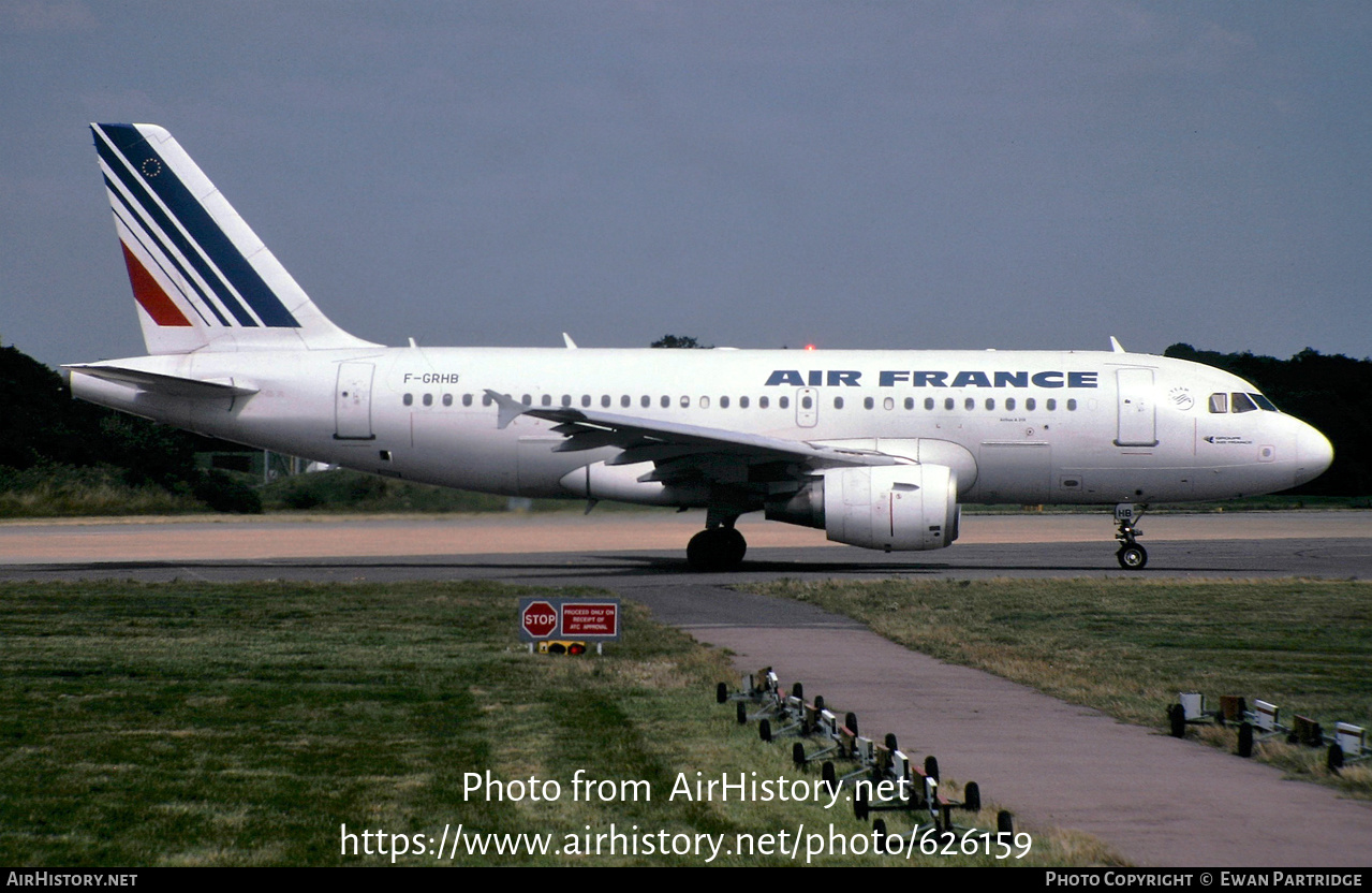 Aircraft Photo of F-GRHB | Airbus A319-111 | Air France | AirHistory.net #626159