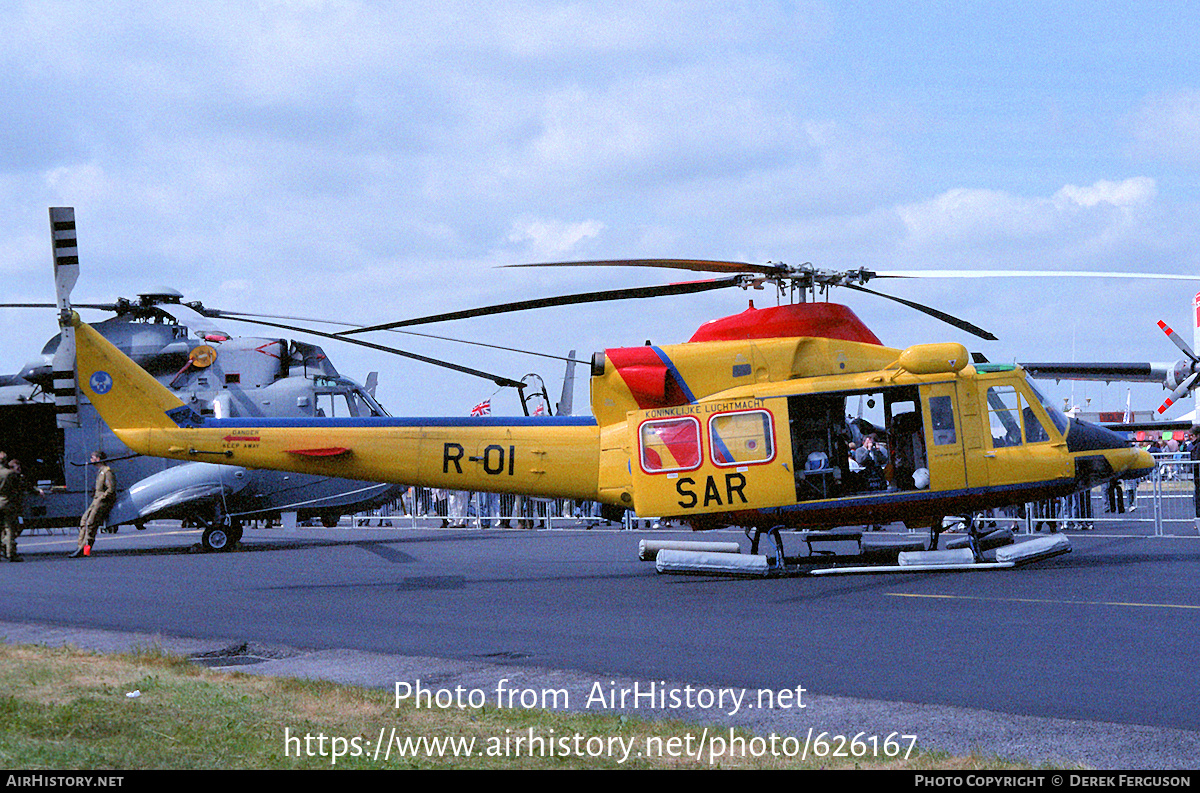 Aircraft Photo of R-01 | Agusta AB-412SP Grifone | Netherlands - Air Force | AirHistory.net #626167