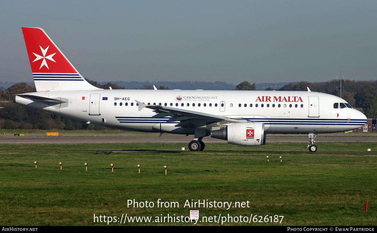 Aircraft Photo of 9H-AEG | Airbus A319-111 | Air Malta | AirHistory.net #626187