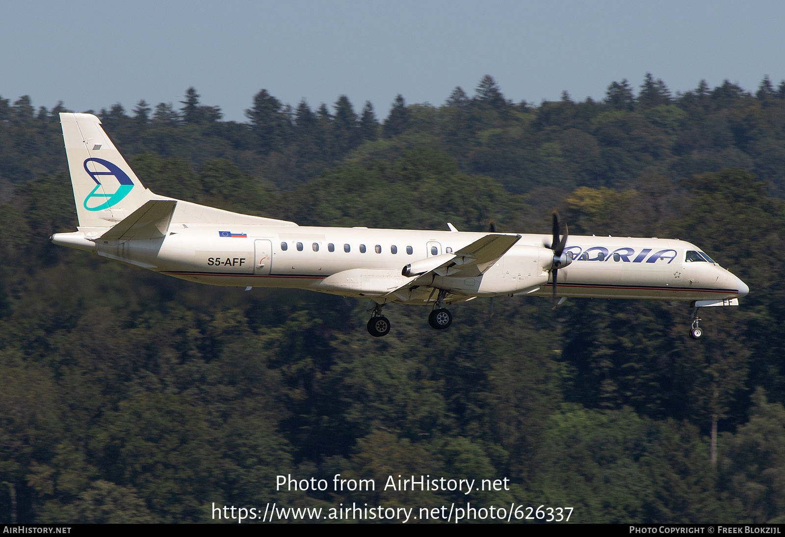 Aircraft Photo of S5-AFF | Saab 2000 | Adria Airways | AirHistory.net #626337