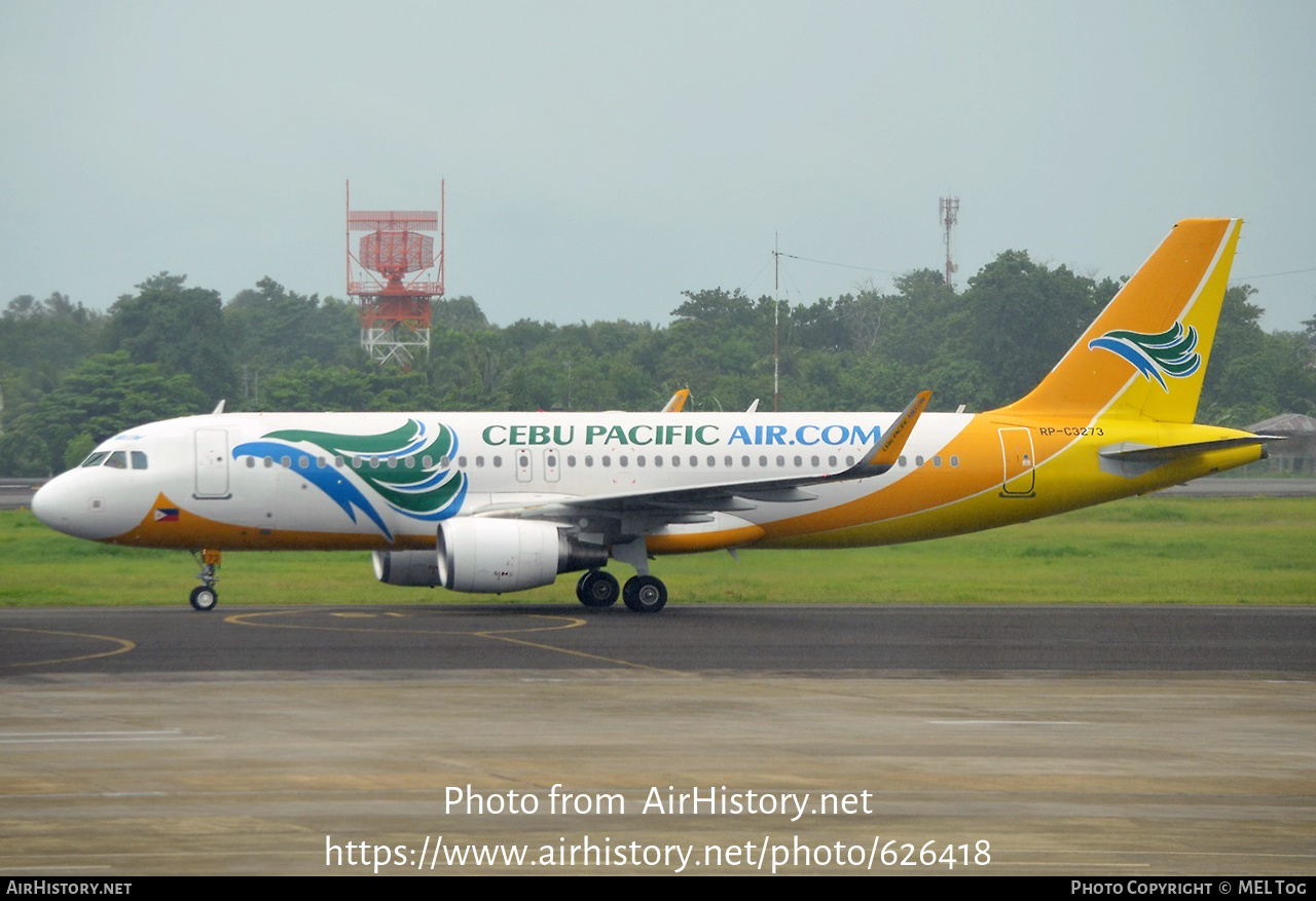 Aircraft Photo of RP-C3273 | Airbus A320-214 | Cebu Pacific Air | AirHistory.net #626418