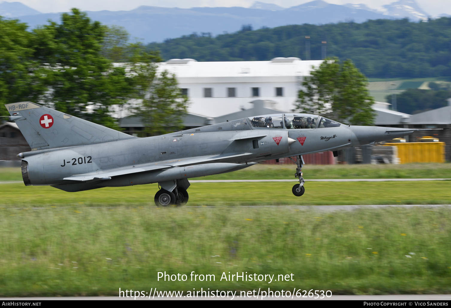 Aircraft Photo of HB-RDF / J-2012 | Dassault Mirage IIIDS | Switzerland - Air Force | AirHistory.net #626530