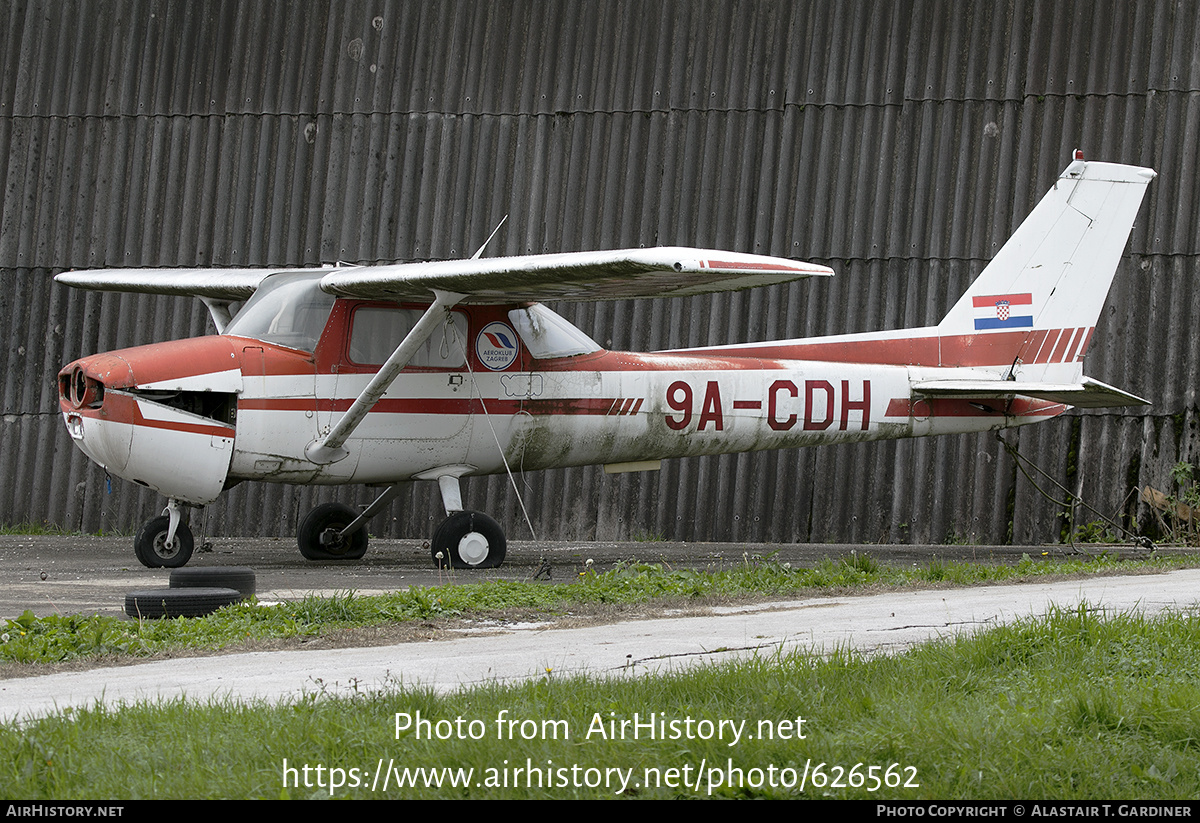 Aircraft Photo of 9A-CDH | Reims F150M | Aeroklub Zagreb | AirHistory.net #626562