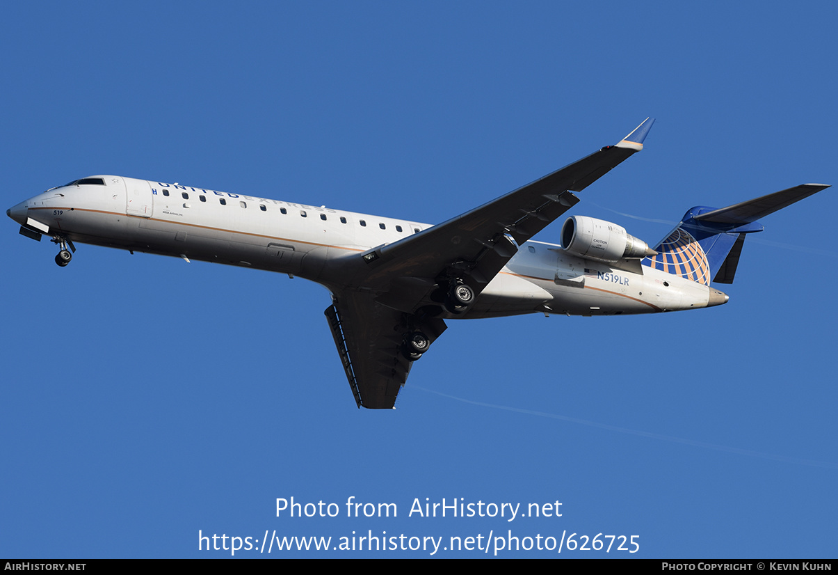 Aircraft Photo of N519LR | Bombardier CRJ-700 (CL-600-2C10) | United Express | AirHistory.net #626725