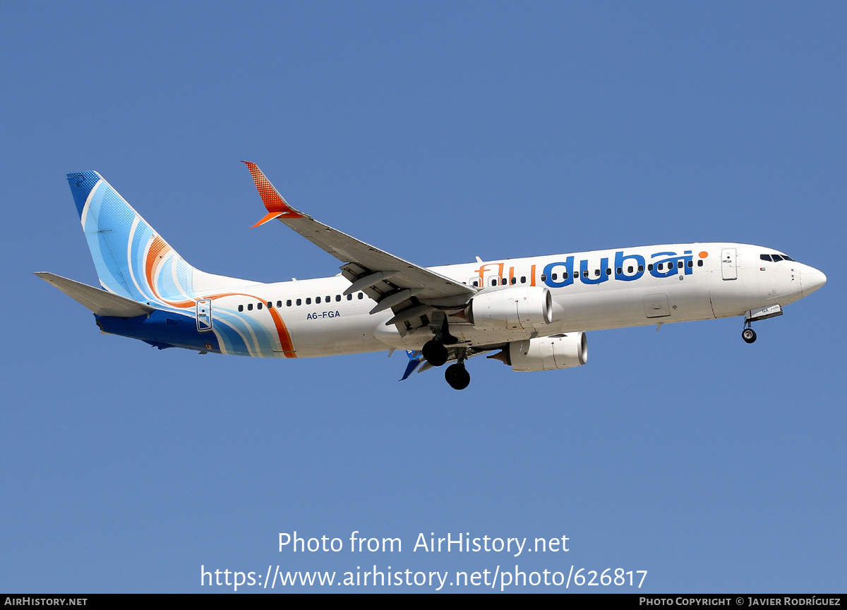 Aircraft Photo of A6-FGA | Boeing 737-8KN | Flydubai | AirHistory.net #626817