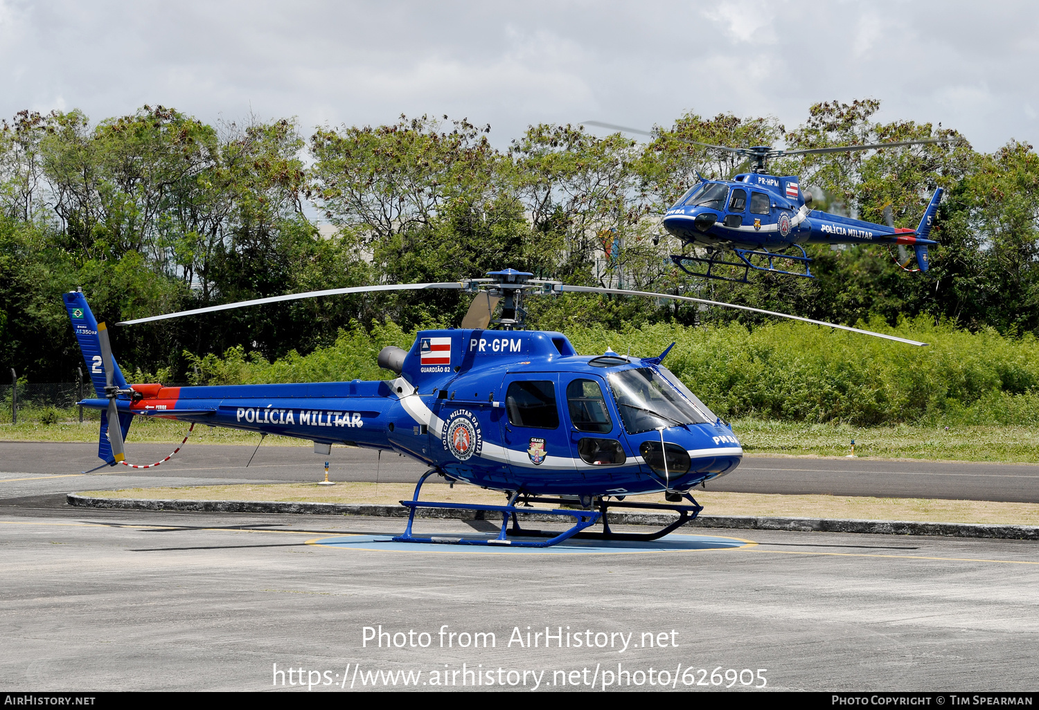 Aircraft Photo of PR-GPM | Helibras AS-350B-2 Esquilo | Polícia Militar Da Bahia | AirHistory.net #626905