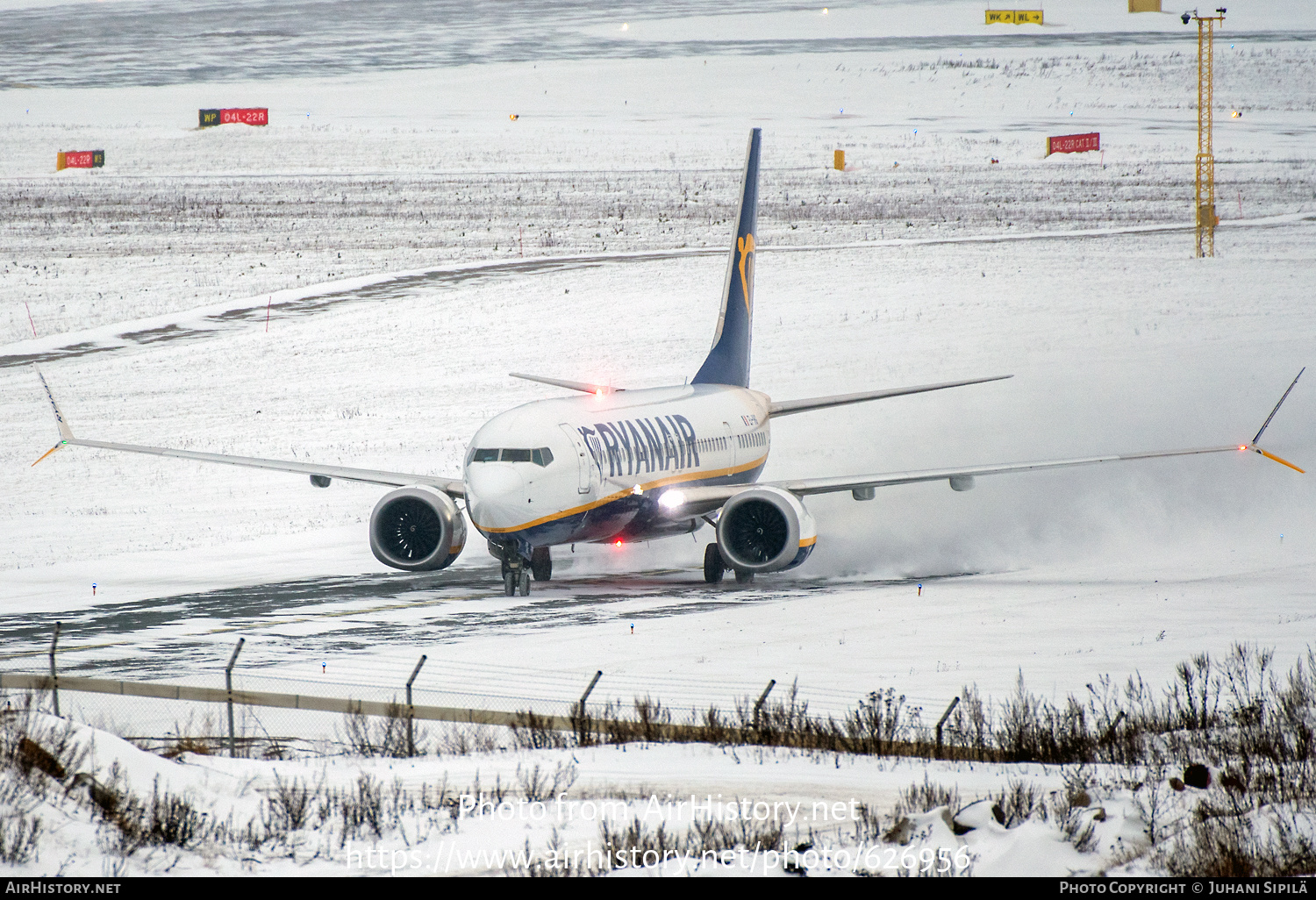 Aircraft Photo of EI-IHG | Boeing 737-8200 Max 200 | Ryanair | AirHistory.net #626956