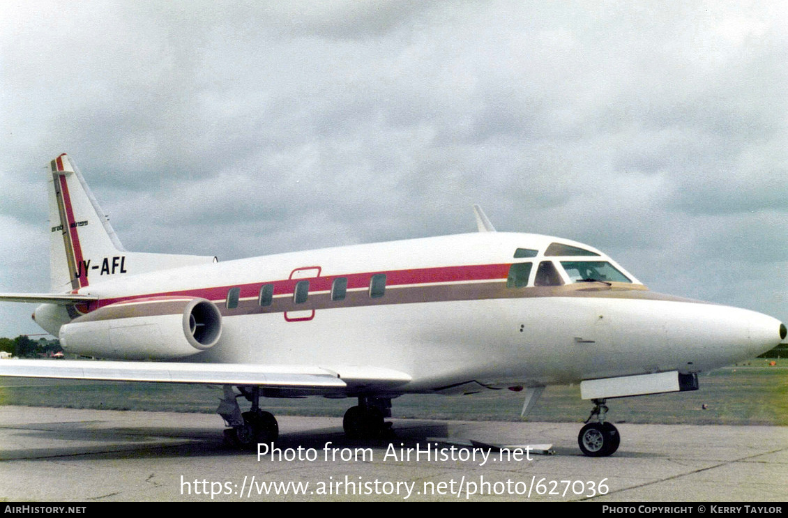 Aircraft Photo of JY-AFL | North American Rockwell NA-380 Sabreliner 80 | Arab Wings | AirHistory.net #627036