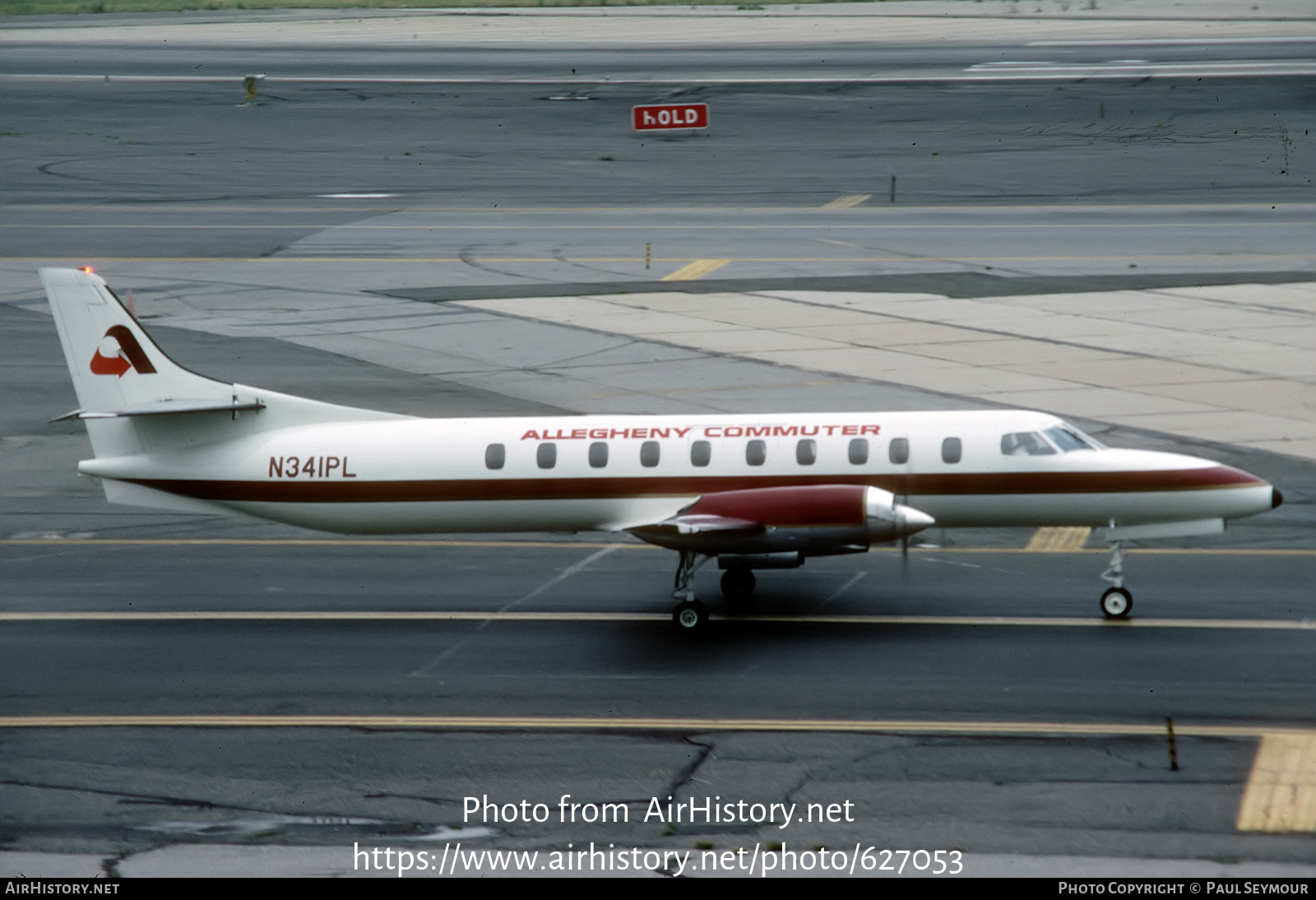 Aircraft Photo of N341PL | Swearingen SA-226TC Metro II | Allegheny Commuter | AirHistory.net #627053