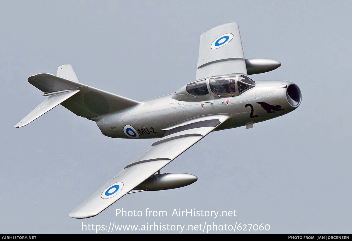 Aircraft Photo of N104CJ / MU-2 | PZL-Mielec Lim-2 (MiG-15) | Finland - Air Force | AirHistory.net #627060