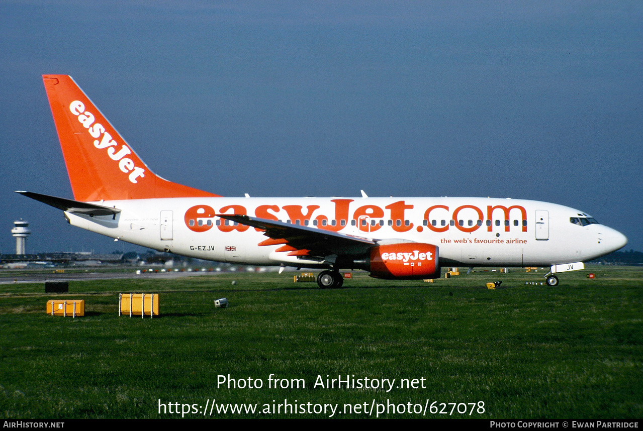 Aircraft Photo of G-EZJV | Boeing 737-73V | EasyJet | AirHistory.net #627078