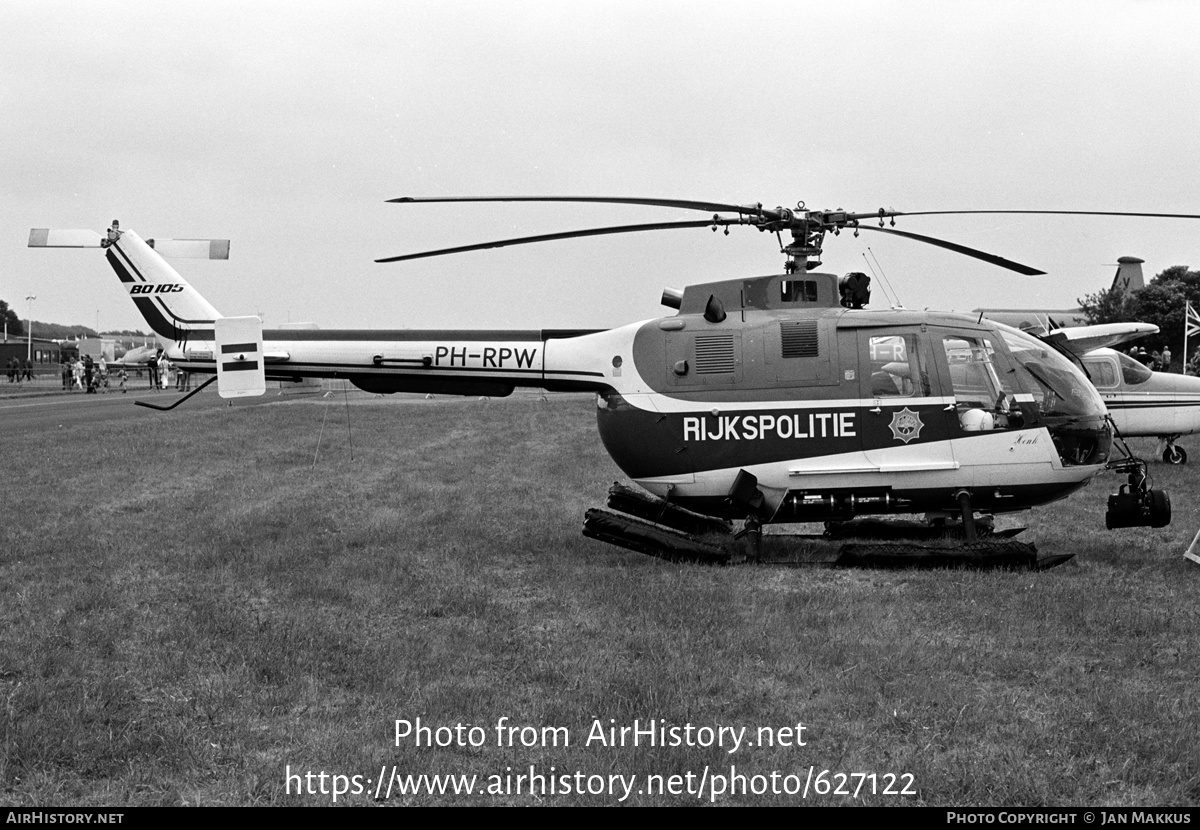 Aircraft Photo of PH-RPW | MBB BO-105CB | Rijkspolitie | AirHistory.net #627122