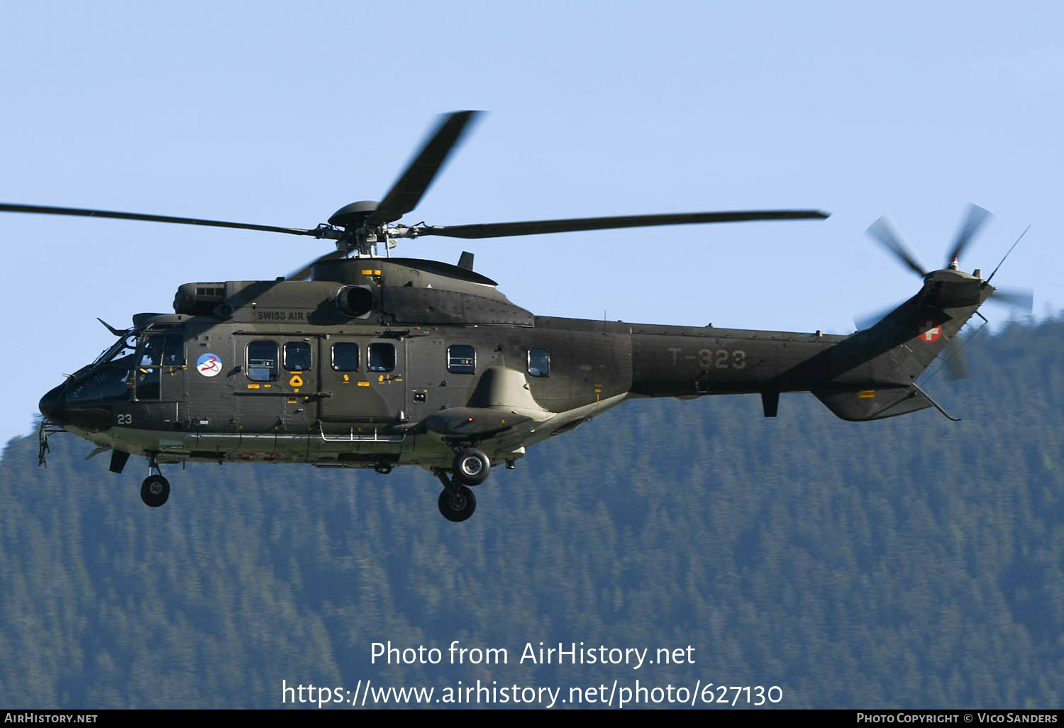 Aircraft Photo of T-323 | Aerospatiale TH06 Super Puma (AS-332M1) | Switzerland - Air Force | AirHistory.net #627130