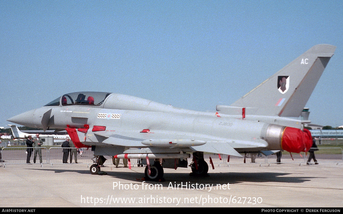 Aircraft Photo of ZJ800 | Eurofighter EF-2000 Typhoon T1 | UK - Air Force | AirHistory.net #627230