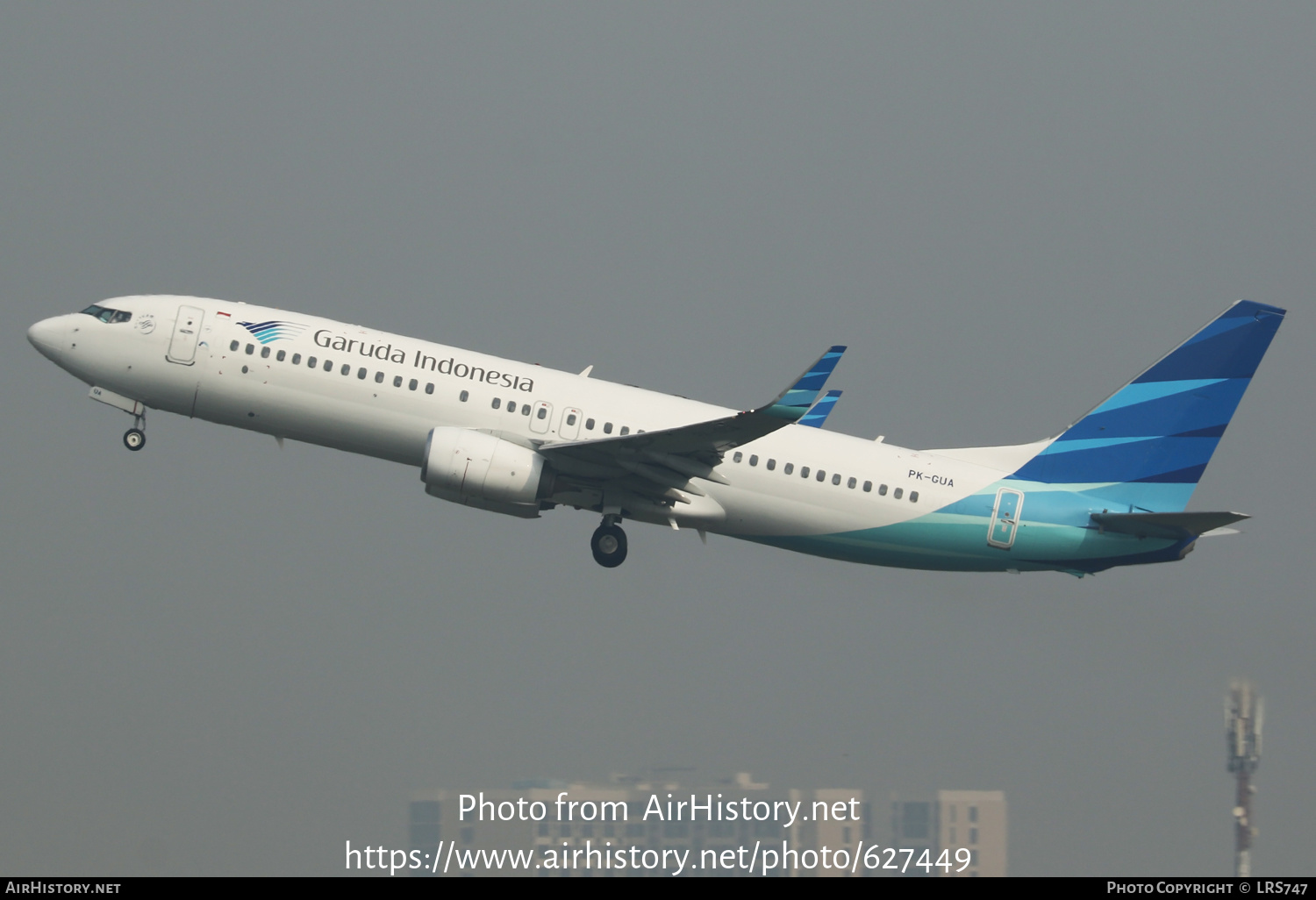 Aircraft Photo of PK-GUA | Boeing 737-81M | Garuda Indonesia | AirHistory.net #627449