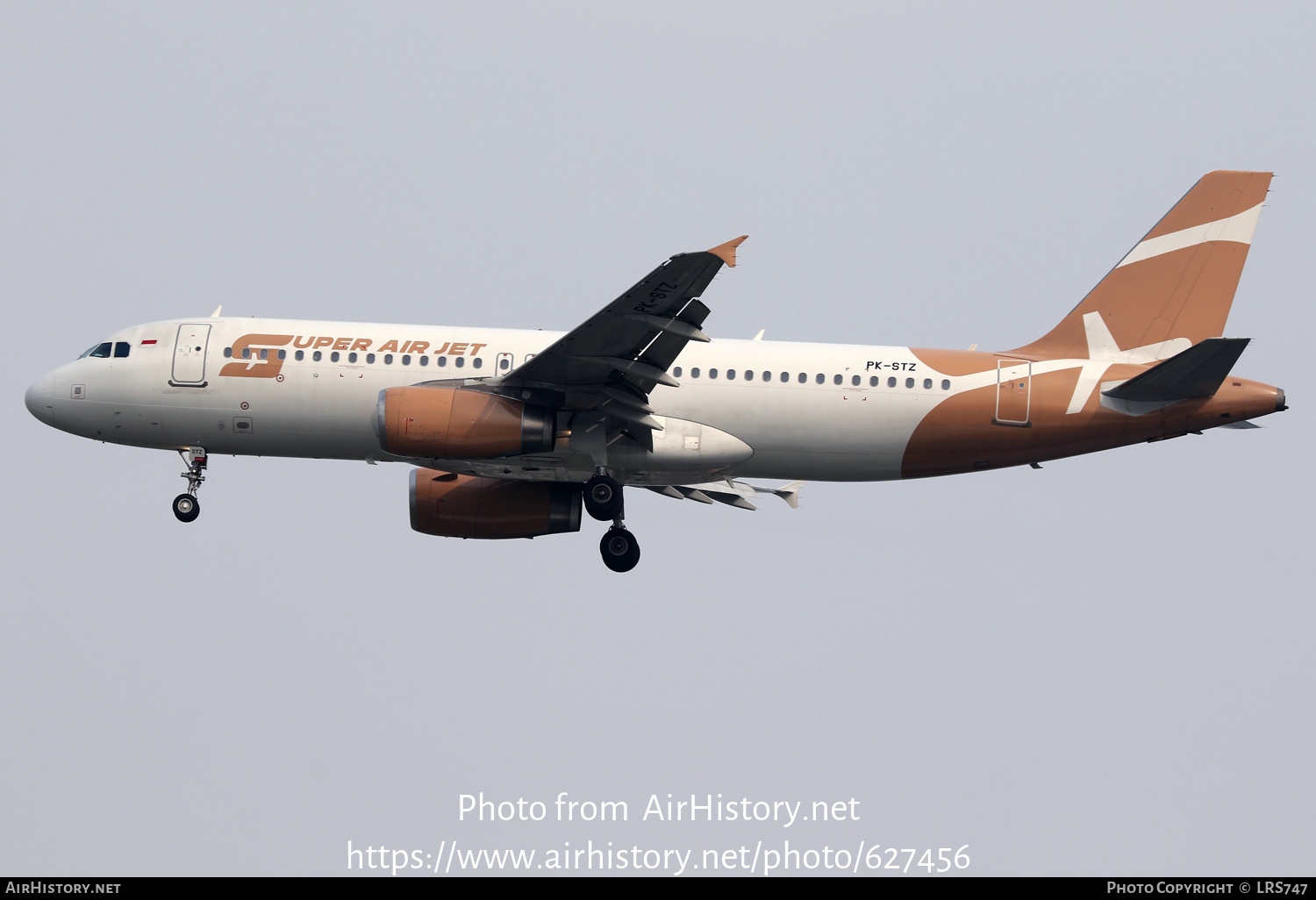 Aircraft Photo of PK-STZ | Airbus A320-232 | Super Air Jet | AirHistory.net #627456