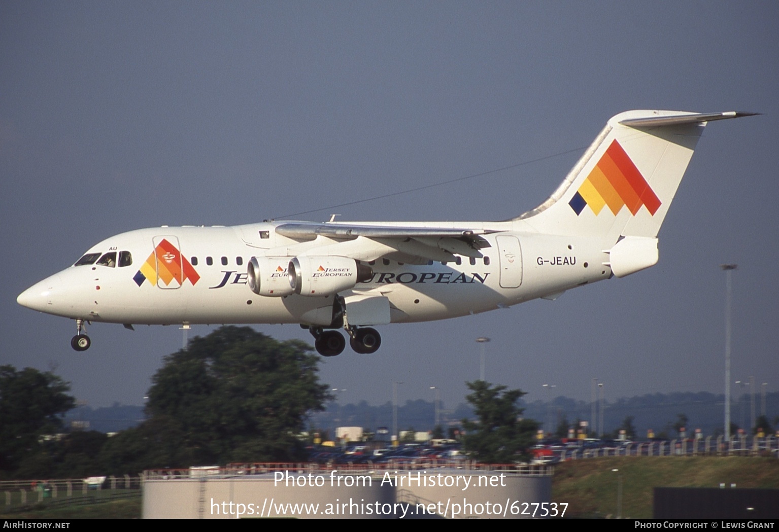 Aircraft Photo of G-JEAU | British Aerospace BAe-146-100 | Jersey European Airways | AirHistory.net #627537