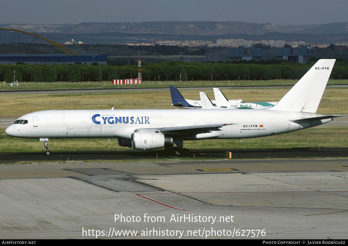 Aircraft Photo of EC-FTR | Boeing 757-256(PCF) | Cygnus Air | AirHistory.net #627576